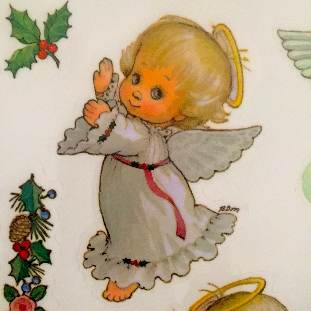 Angel Vinyl Decals - Reusable - Made in USA